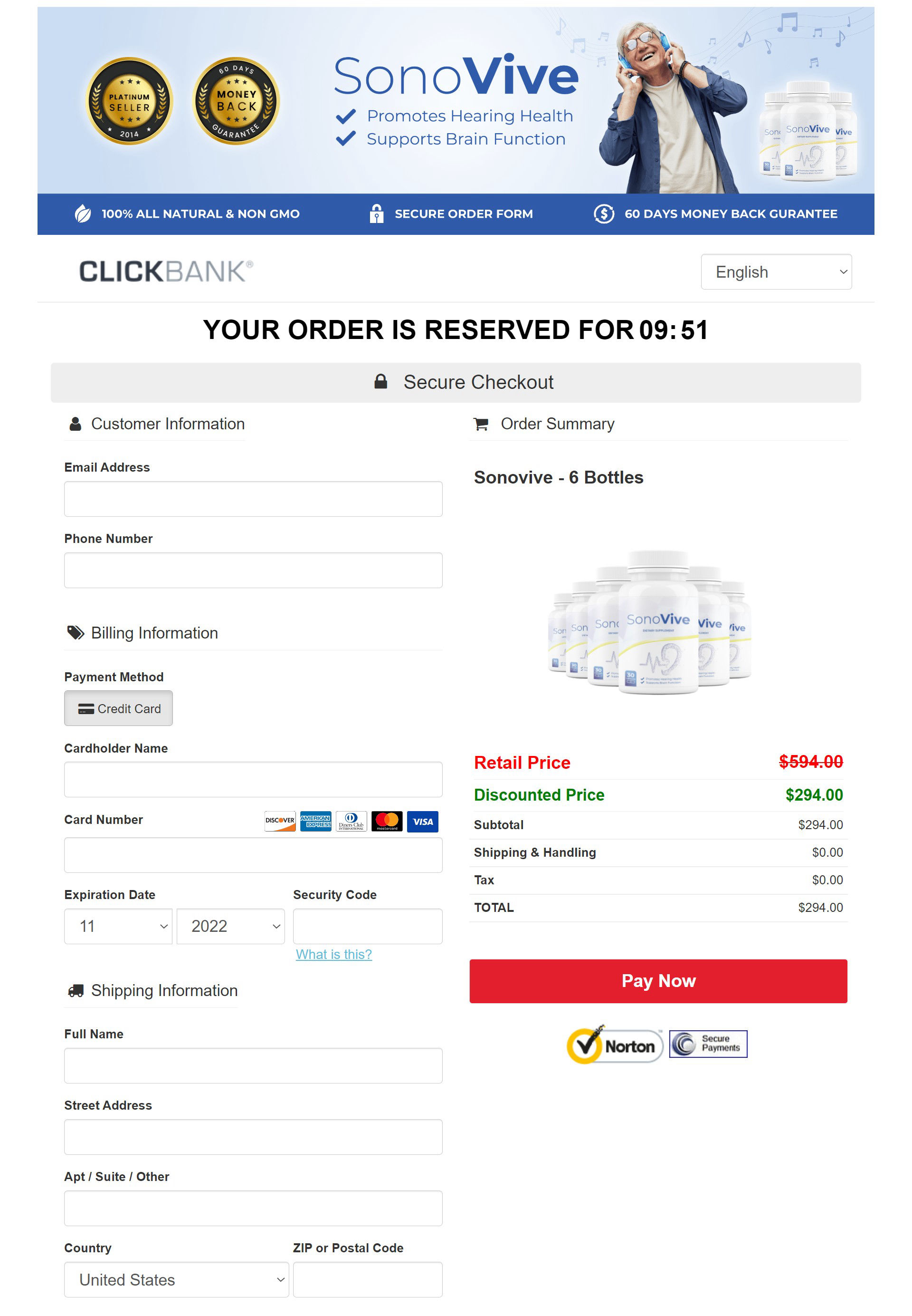 Order Page
